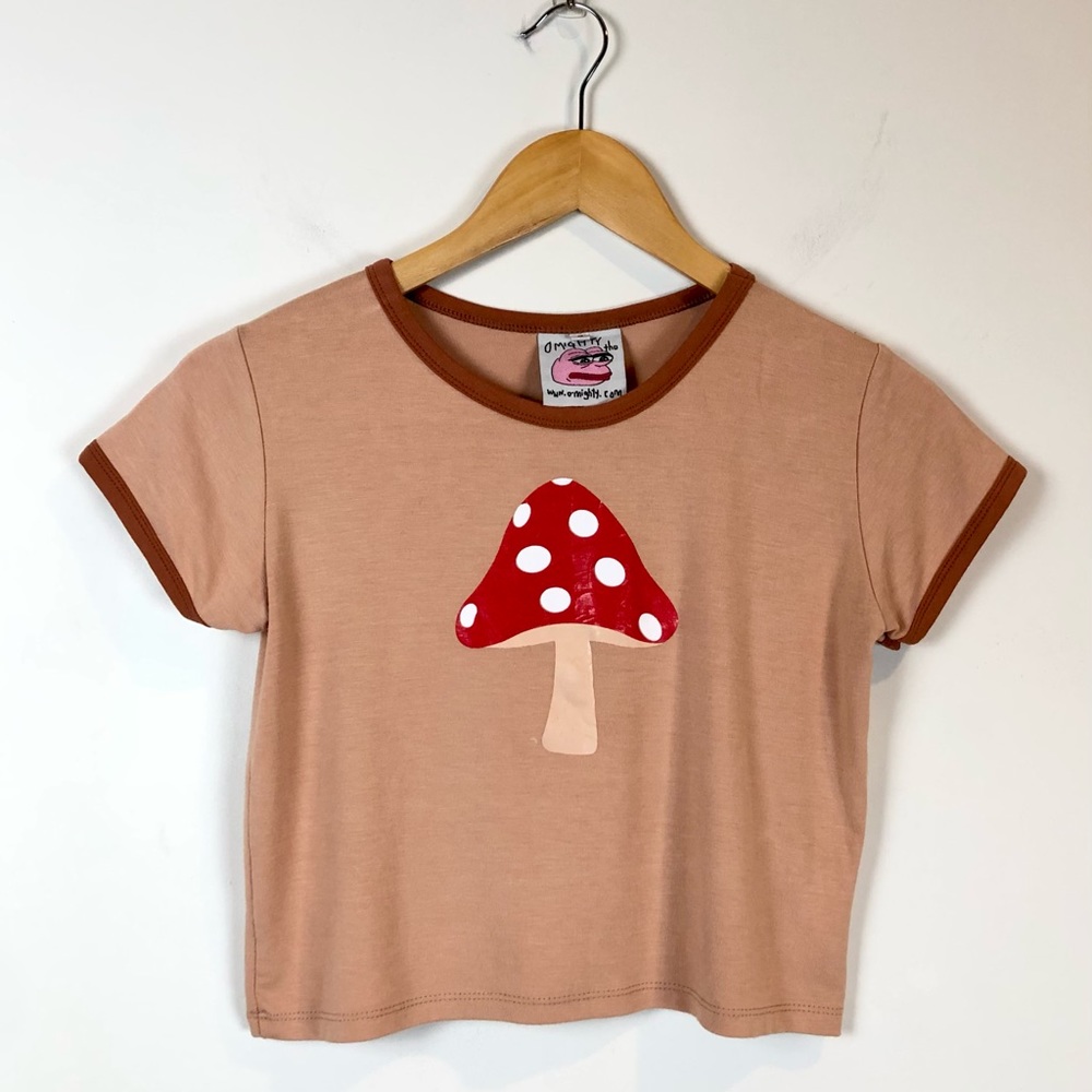 O’mighty Mushroom Crop Top